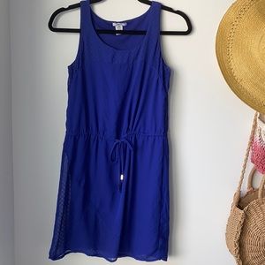 Blue tank top dress